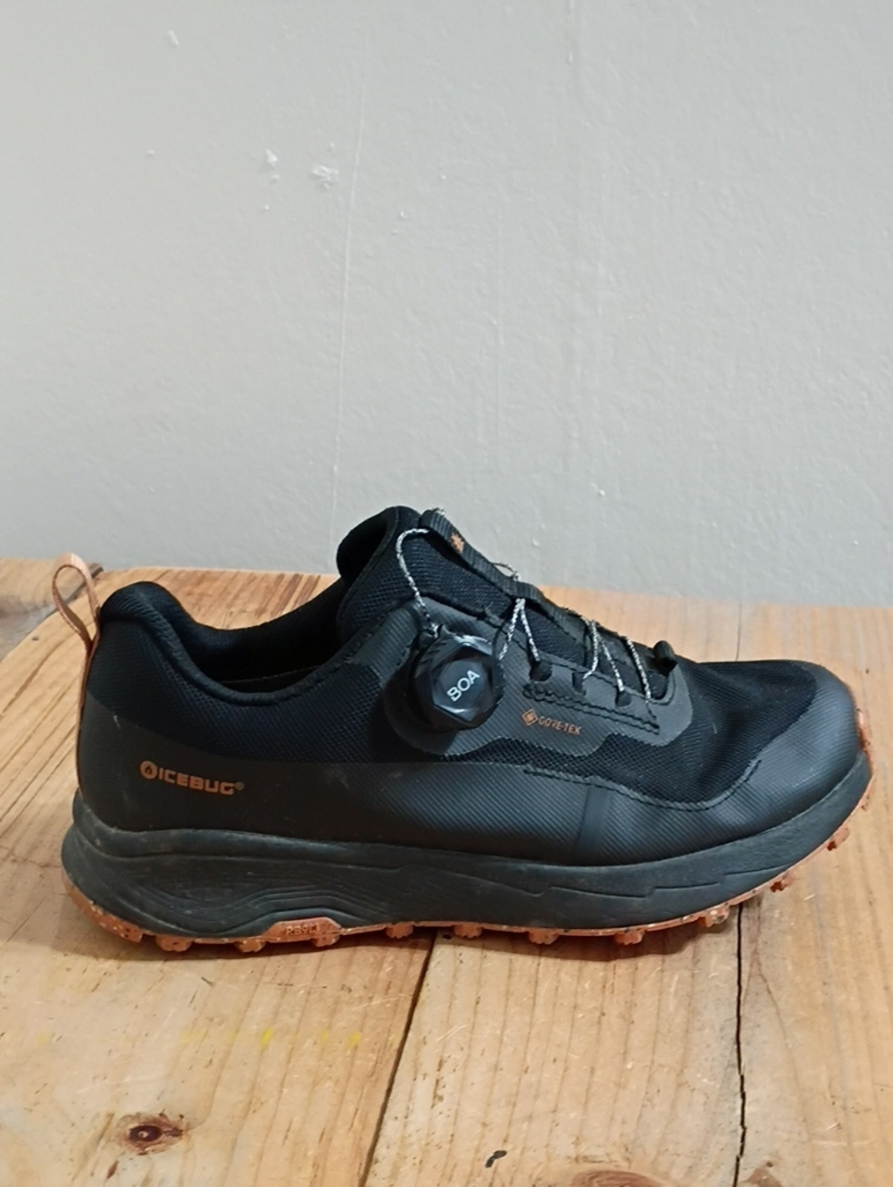 Icebug Haze RB9X GTX Running Shoe (Women) - Black/Maple Size L8